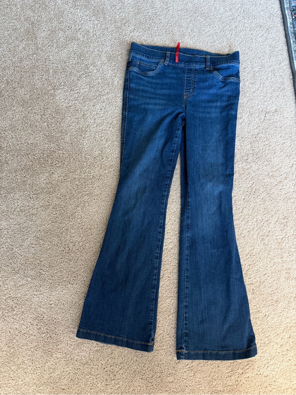 Women’s Large Petite Dark Blue Flared Women’s Jeans